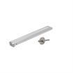 Picture of 20" Long Brushed Aluminum Panic/Exit Bar With Stainless Steel Inside Safety Release For 3" Door Thickness