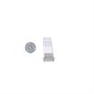Picture of 20" Long Brushed Aluminum Panic/Exit Bar With Stainless Steel Inside Safety Release For 4" Door Thickness