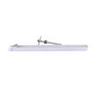 Picture of 20" Long Brushed Aluminum Panic/Exit Bar With Stainless Steel Inside Safety Release For 4" Door Thickness