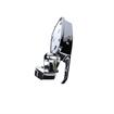 Picture of -1/8 to 3/8" Offset Polished Chrome Heavy Duty Walk-In Cooler Door Safety Latch with Strike