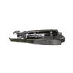 Picture of -1/8 to 3/8" Offset Polished Chrome Heavy Duty Walk-In Cooler Door Safety Latch with Cylinder Lock and Strike