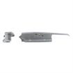 Picture of -1/8" to 3/8" Offset Satin Chrome Heavy Duty Walk-In Cooler Door Safety Latch with Strike