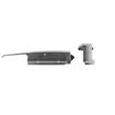 Picture of 3/4 to 1-5/8" Offset Satin Chrome Heavy Duty Walk-In Cooler Door Safety Latch with Strike