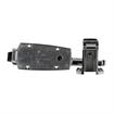 Picture of 1-5/8" to 2-1/2" Offset Polished Chrome Heavy Duty Walk-In Cooler Door Safety Latch with Strike
