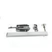 Picture of -1/8 to 3/8" Offset Stainless Steel Heavy Duty Walk-In Cooler Door Safety Latch with Lock, Strike, Gaskets and Panic Bar  Inside Release