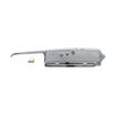 Picture of Heavy-Duty Polished Chrome Walk-In Cooler Door Safety Latch Body With Cylinder Lock Only - Less Strike
