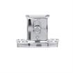 Picture of -1/8" To 3/8" Polished Chrome Adustable Strike For W38 Series Walk-In Cooler Door Safety Latch