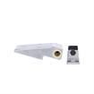 Picture of 6-1/4" L Satin Chrome Flush Offset Cam-Rise Walk-In Door Hinge