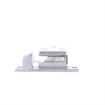 Picture of 6-1/4" L Satin Chrome Flush Offset Cam-Rise Walk-In Door Hinge