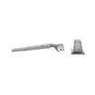 Picture of 1-5/8" Offset Polished Chrome Cam-Rise Lift-Off Walk-In Door Hinge