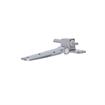 Picture of 1-3/8" Offset Polished Chrome Cam-Rise Walk-In Door Hinge With Spring Assist