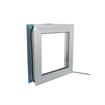 Picture of 14" H x 14" W x 4" D Brushed Aluminum 120V 84W Heated View Port