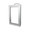 Picture of 24" H x 14" W x 4" D Brushed Aluminum 120V 120W Heated View Port