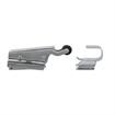 Picture of Flush Offset Polished Chrome Concealed Mount Spring Action Door Closer With Hook