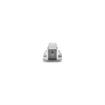 Picture of Flush To 3/8" Offset Satin Stainless Steel Heavy Duty Walk-In Cooler Door Safety Latch