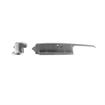 Picture of Flush To 3/8" Offset Satin Stainless Steel Heavy Duty Walk-In Cooler Door Safety Latch With Cylinder Lock