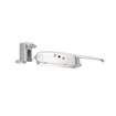 Picture of 3/4" To 1-5/8" Offset Satin Stainless Steel Heavy Duty Walk-In Cooler Door Safety Latch