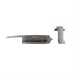 Picture of 1-5/8" To 2-1/2" Offset Satin Stainless Steel Heavy Duty Walk-In Cooler Door Safety Latch