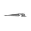 Picture of Flush Offset Satin Stainless Steel Heavy Duty Right Hand Walk-In Cooler Door Hinge
