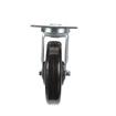 Picture of Medium Duty 3-1/2" x 3-1/2" Universal Plate Caster With 5" Black Polyolefin Wheel