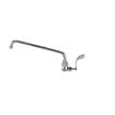 Picture of Encore® Brass Chrome Plated Single Wall Mount Wok Range Faucet with 14" Swivel Spout