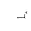 Picture of Encore® Brass Chrome Plated Single Wall Mount Wok Range Faucet with 14" Swivel Spout