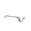 Picture of Encore® Brass Chrome Plated Single Wall Mount Wok Range Faucet with 14" Swivel Spout