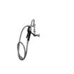 Picture of Encore® 8" OC. Brass Chrome Plated Wall Mount Pot Filler Assembly Hooked Spray Head Ceramic Valves Vacuum Breaker and 72" Hose
