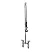 Picture of Encore® 6" OC Brass Chrome Plated Deck Mount Pre-Rinse Assembly with Wall Bracket and Stainless Steel Spring