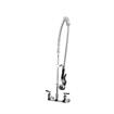 Picture of Encore® 8" OC. Brass Chrome Plated Wall Mount Pre Rinse Assembly with Wall Bracket and In-Line Vacuum Breaker