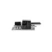 Picture of Flush Offset Polished Chrome Adjustable Cam-Rise Lift-Off Walk-In Door Hinge With Spring Assist