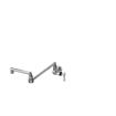 Picture of Encore® Brass Chrome Plated Single Wall Mount Faucet with 18" Swivel Spout with Pot Filler End