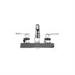 Picture of Encore 4" OC Deck Mount Faucet with 6" Swivel Spout and Lever Handles, Retail Packaging
