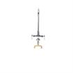 Picture of Encore® Brass Chrome Plated Double Pantry Faucet with 8" Swivel Gooseneck Spout and Lever Handles, Retail Packaging
