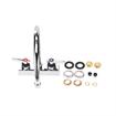 Picture of Encore 4" OC Deck Mount Faucet with 8-1/2" Swivel Gooseneck Spout, Lever Handles, Retail Packaging