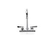 Picture of Encore® 4" OC Wall Mount Faucet with 6" Swivel Gooseneck Spout and Lever Handles, Retail Packaging