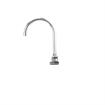 Picture of Encore® 4" OC Wall Mount Faucet with 6" Swivel Gooseneck Spout and Lever Handles, Retail Packaging