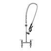 Picture of Encore®  8" OC Brass Chrome Plated Deck Mount Pre Rinse with Wall Bracket, Retail Packaging