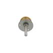 Picture of Stainless Steel Surface Mount Inside Safety Release With Brass Knob For 4" Door Thickness