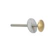 Picture of Stainless Steel Surface Mount Inside Safety Release With Brass Knob For 4" Door Thickness