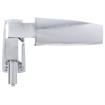 Picture of 1-1/8" Offset Satin Chrome Adjustable Cam-Rise Lift-Off Walk-In Door Hinge With Spring Assist