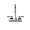 Picture of Encore 4" OC Deck Mount Faucet Ceramic Valves with 6" Swivel Gooseneck Spout, Retail Packaging
