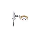 Picture of Encore® Brass Chrome Plated Single Pantry Deck Mount Faucet 12" Swivel Spout and Mixing Valve