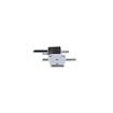 Picture of 1-3/4" Offset Satin Chrome Cam-Rise Walk-In Door Hinge With Spring Assist
