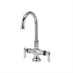 Picture of Encore® Brass Chrome Plated Double Pantry Faucet with 6" Swivel Gooseneck Spout and Lever Handles, Retail Packaging