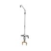 Picture of Encore® Brass Chrome Plated Double Pantry Faucet with Elevated 12" Swivel  Spout and Ceramic Valves