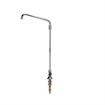 Picture of Encore® Brass Chrome Plated Double Pantry Faucet with Elevated 12" Swivel  Spout and Ceramic Valves