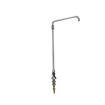 Picture of Encore® Brass Chrome Plated Double Pantry Faucet with Elevated 12" Swivel  Spout and Ceramic Valves