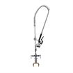 Picture of Encore Single Hole Deck Mount Pre Rinse Assembly with Wall Bracket, Stainless Steel Spring and 8" Add On Faucet