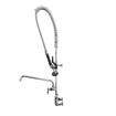Picture of Encore® 8" OC Wall Mount Pre-Rinse Assembly Ceramic Valves with 1.05 gpm PowerPulse™ Utility Spray and 12" Add-On Faucet